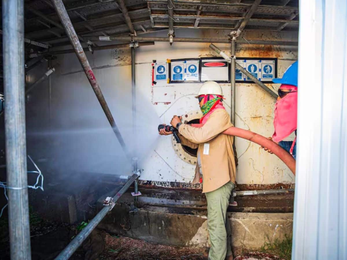 Fire damage restoration process