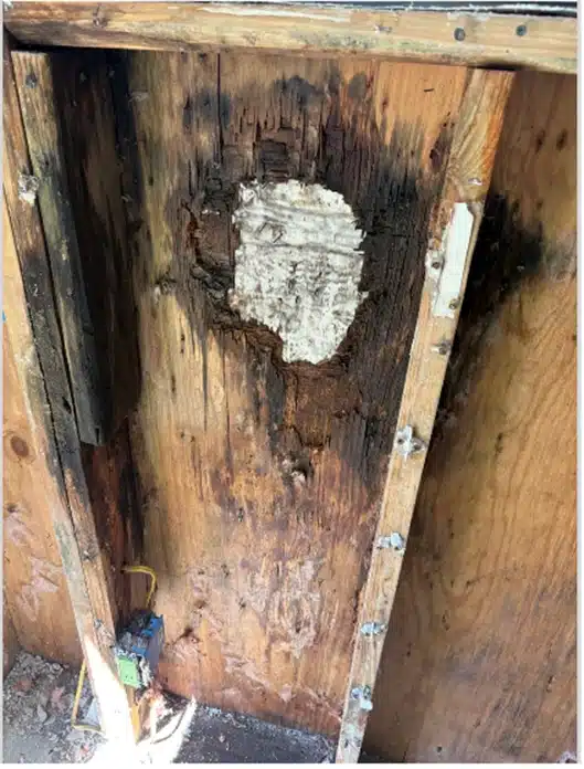 Before & After Water Damage & Wood Rot Restoration